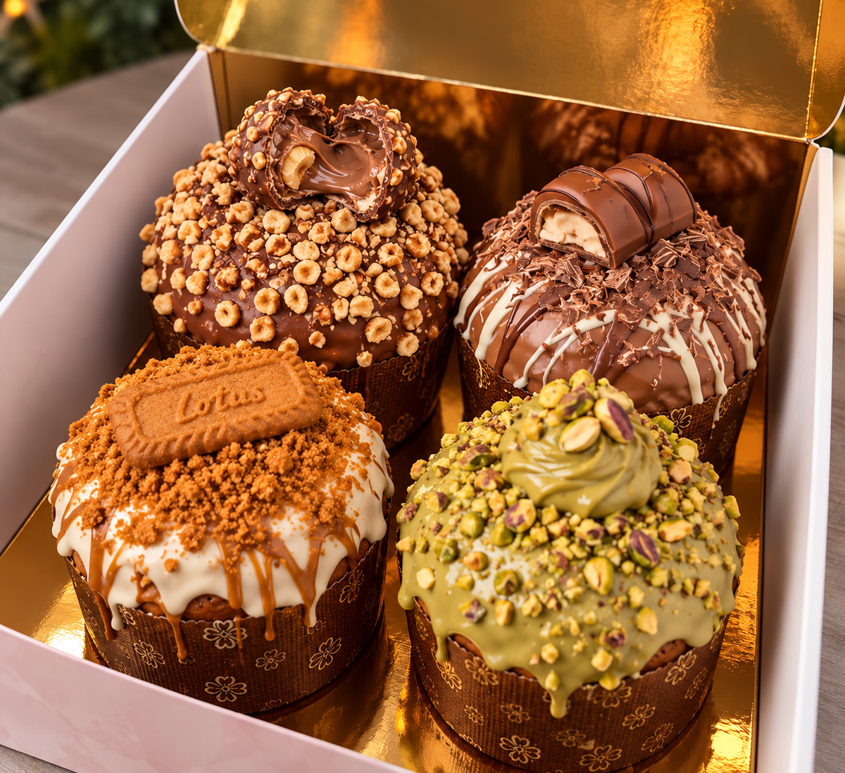 BOX MINI PANETTONI(4Pz)