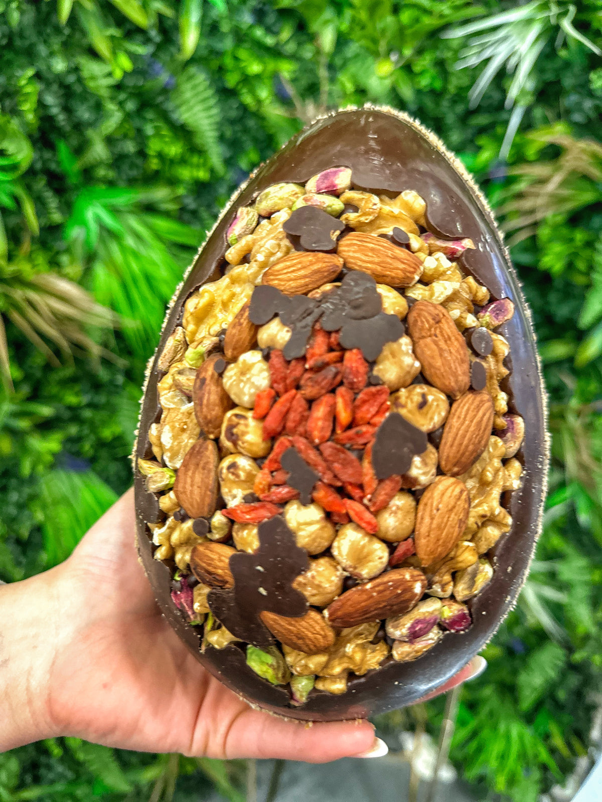 Uovo di Pasqua Limited Edition - Fondente e frutta secca - Senza Lattosio