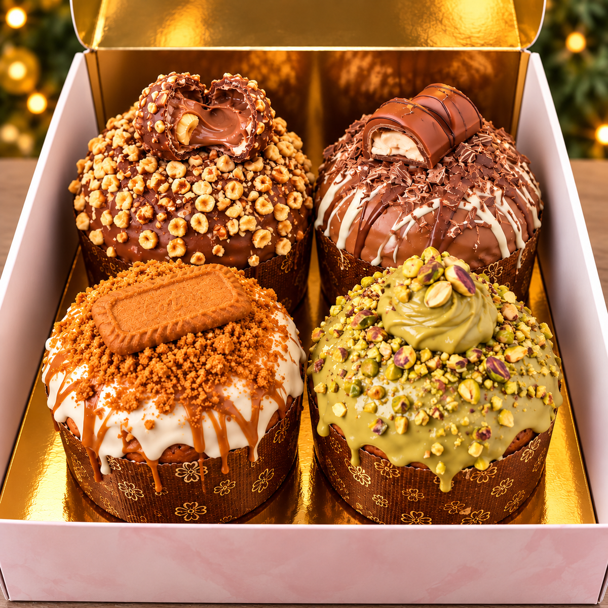 BOX MINI PANETTONI(4Pz)